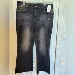 Boutique Brand Jeans for Women size XXL black denim